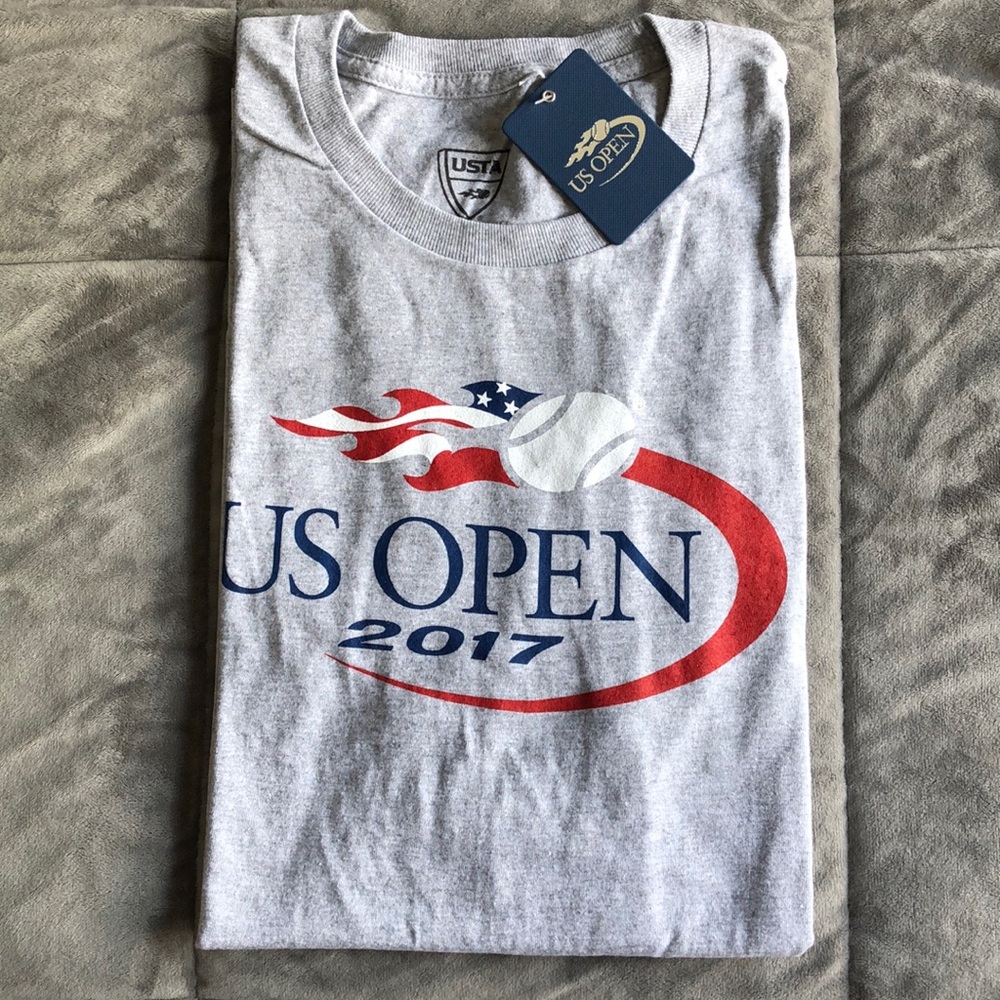 Brand New 2017 US Open T-shirt sz XL GREY